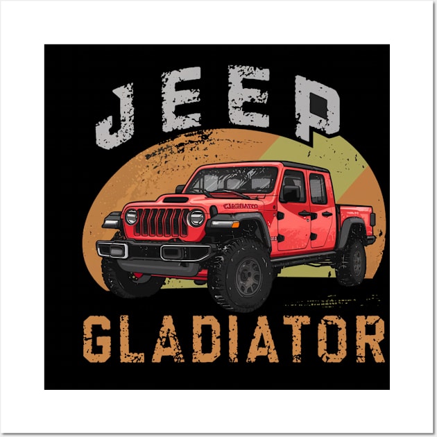Jeep-gladiator Wall Art by WordsOfVictor